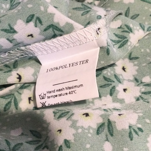 Deep Self Floral One Shoulder Smocked A-line Midi Dress Size M - Picture 12 of 16